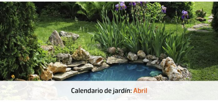 calendario jardin Abril